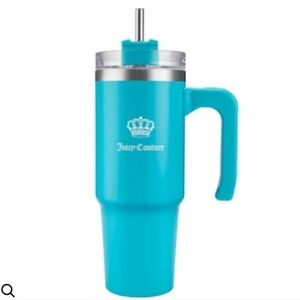 🔹️Juicy couture🔹️ Travel Style 40 oz TEAL Stainless Steel with Slide Lid &